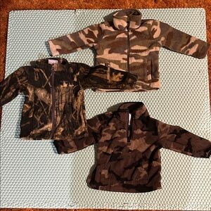 Camouflage Kids Zip-Up Jackets